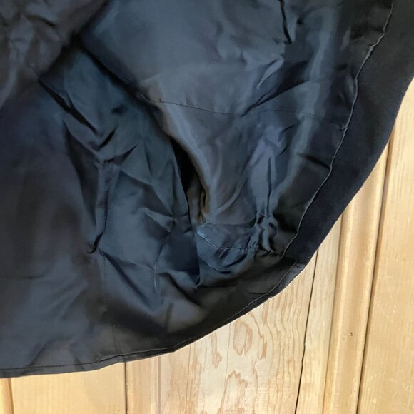 Bullock & Jones Mens Vintage 90s Six Button 100% Wool Vest Medium Black AN EXC - Picture 8 of 12